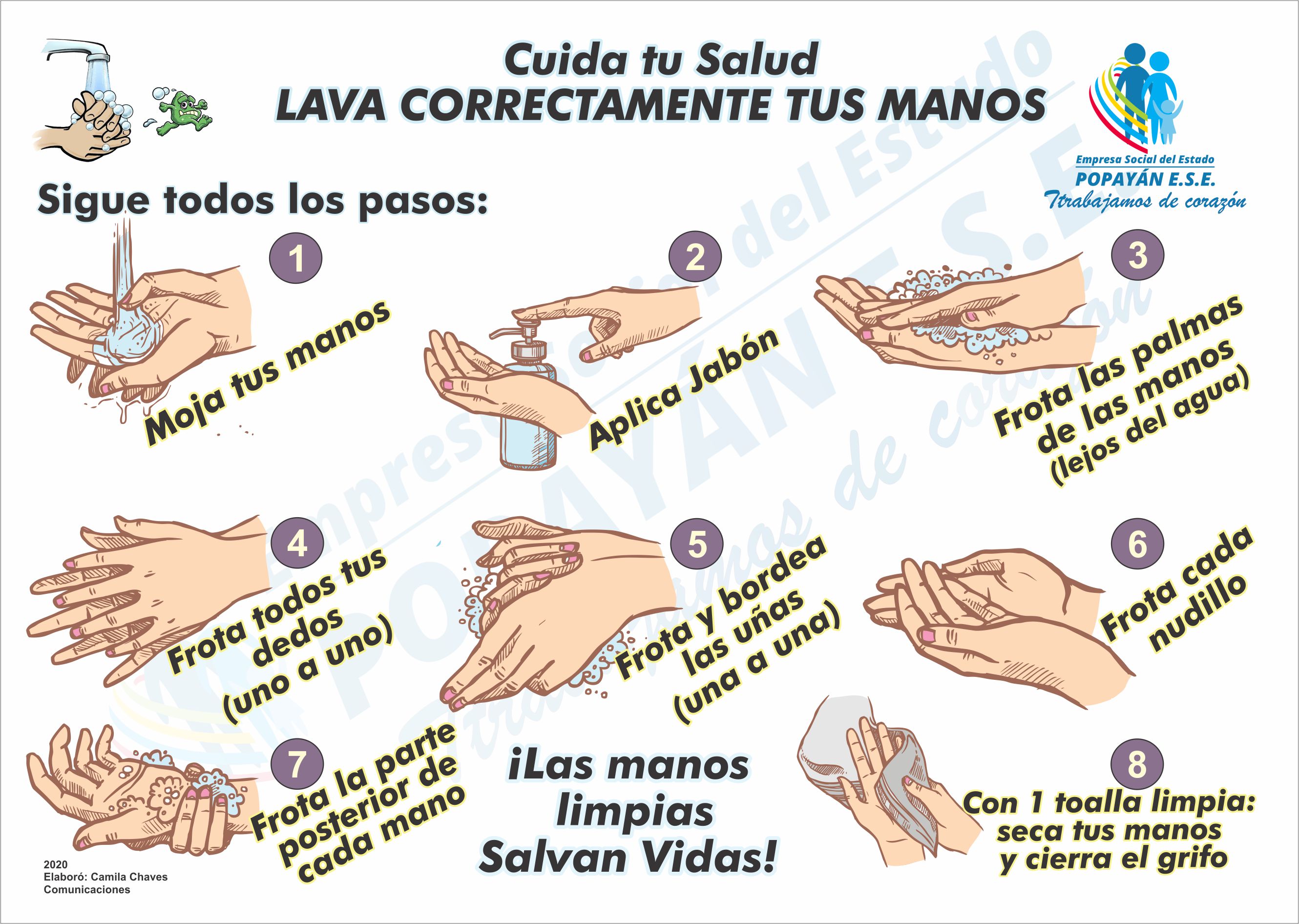 LAVA BIEN TUS MANOS
