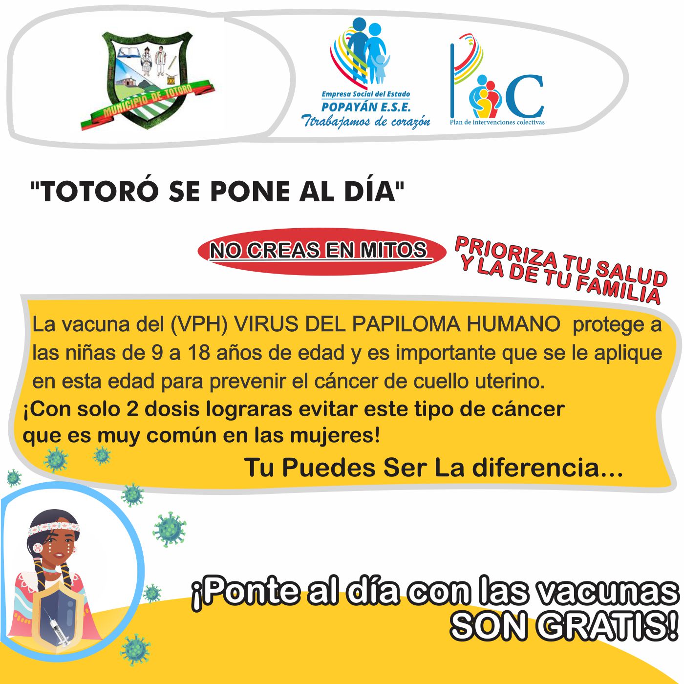 VACUNA DE  VPH