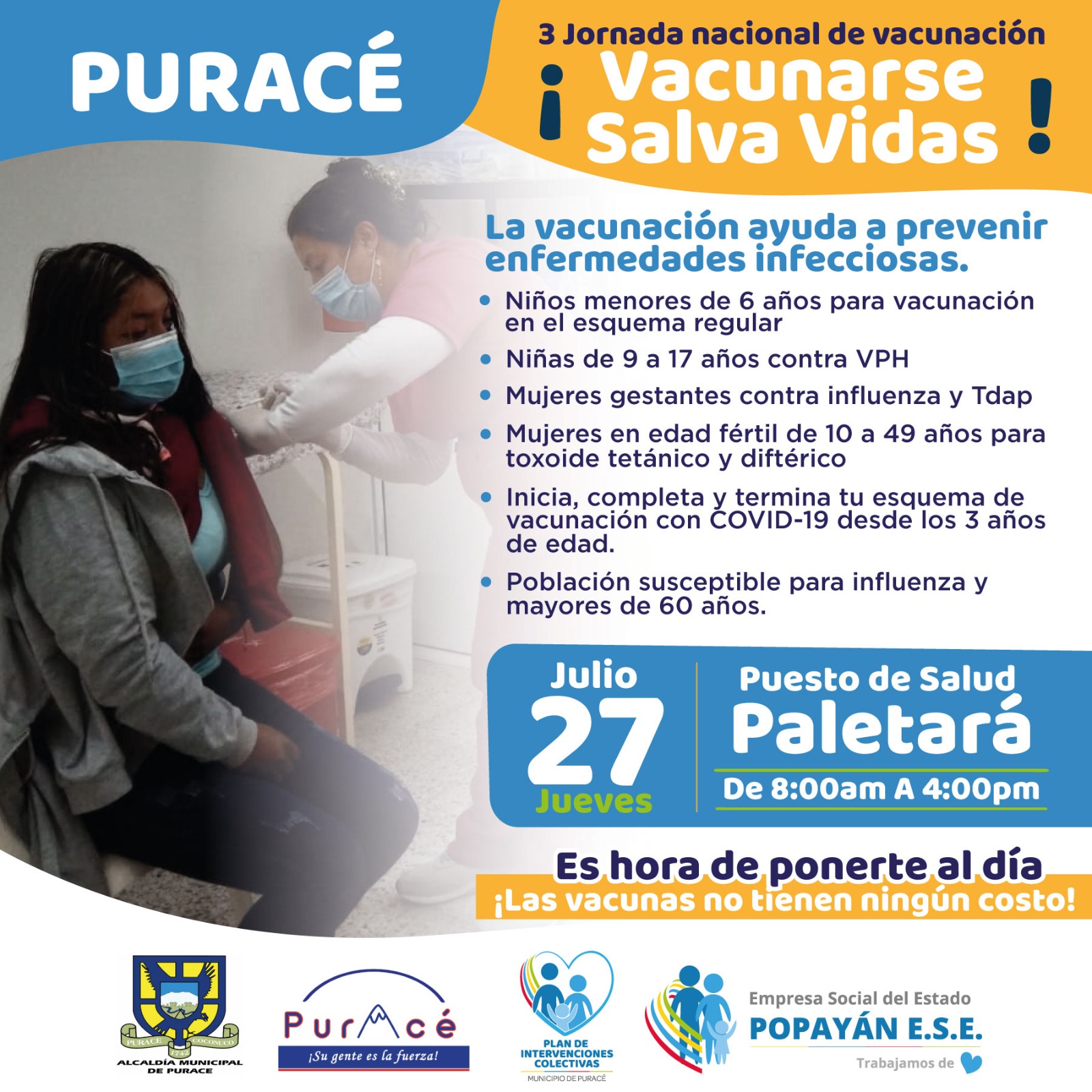 Vacunarse salva vidas