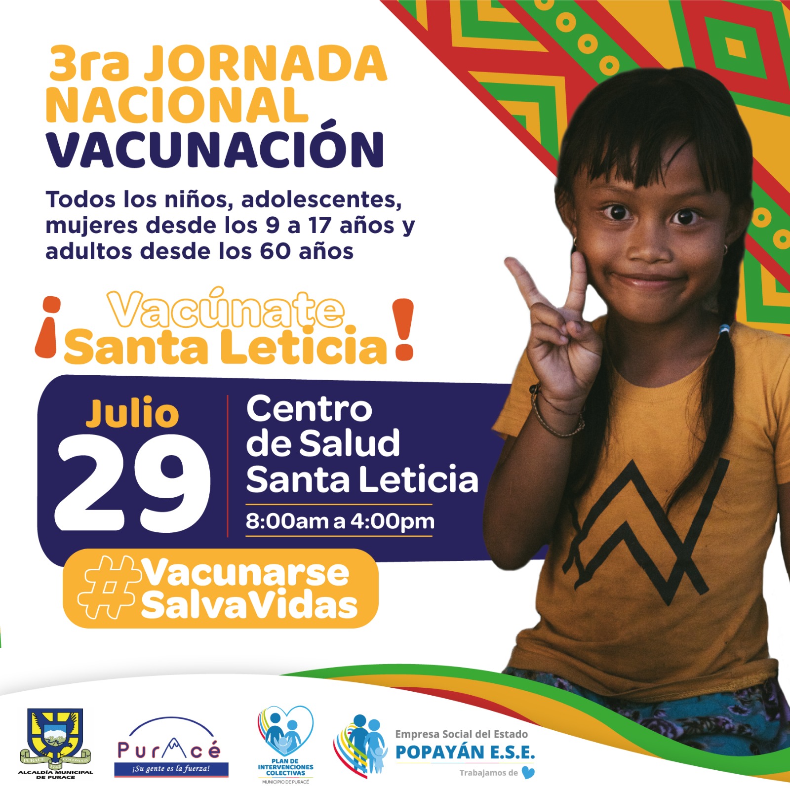 Vacunarse salva vidas