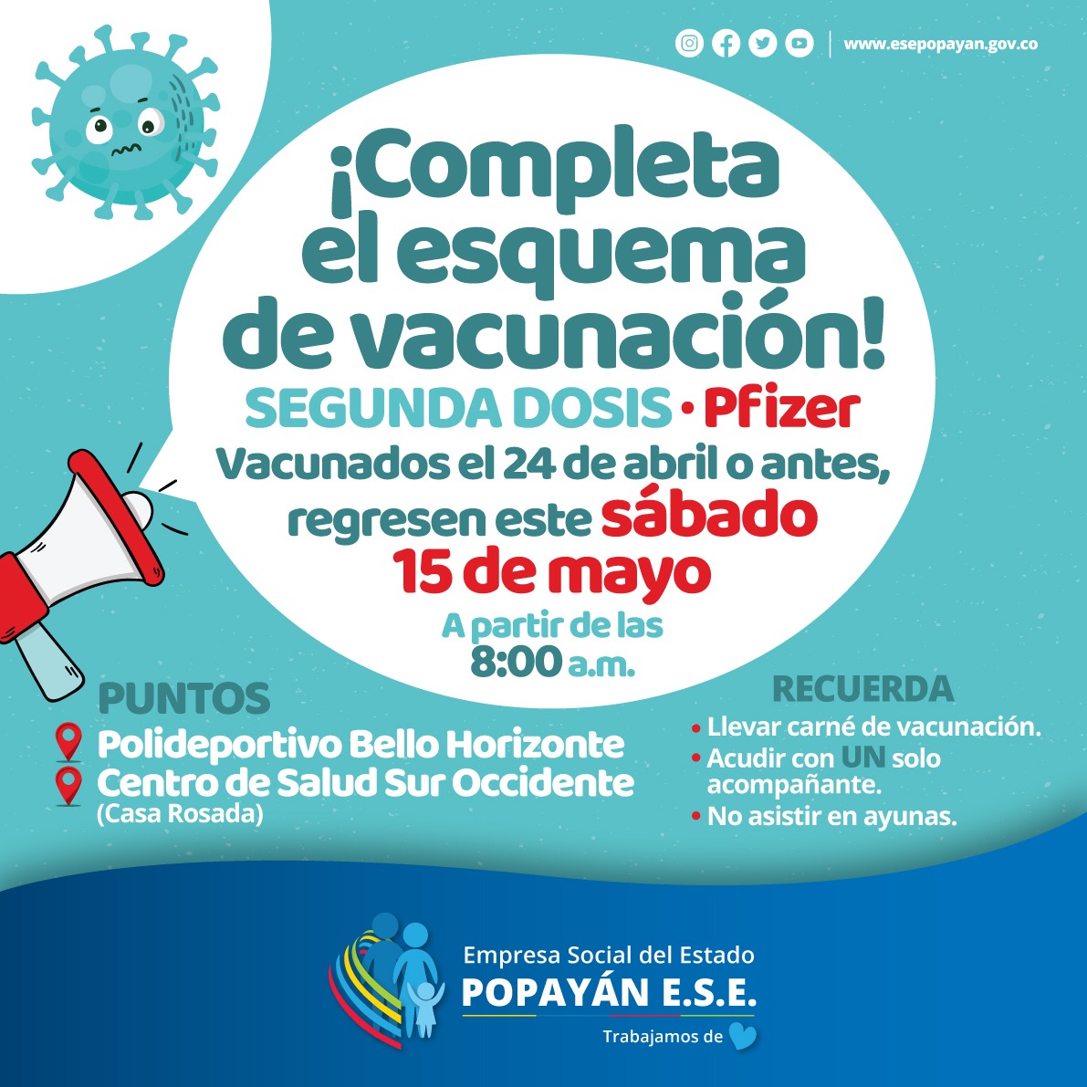 Segunda dosis
