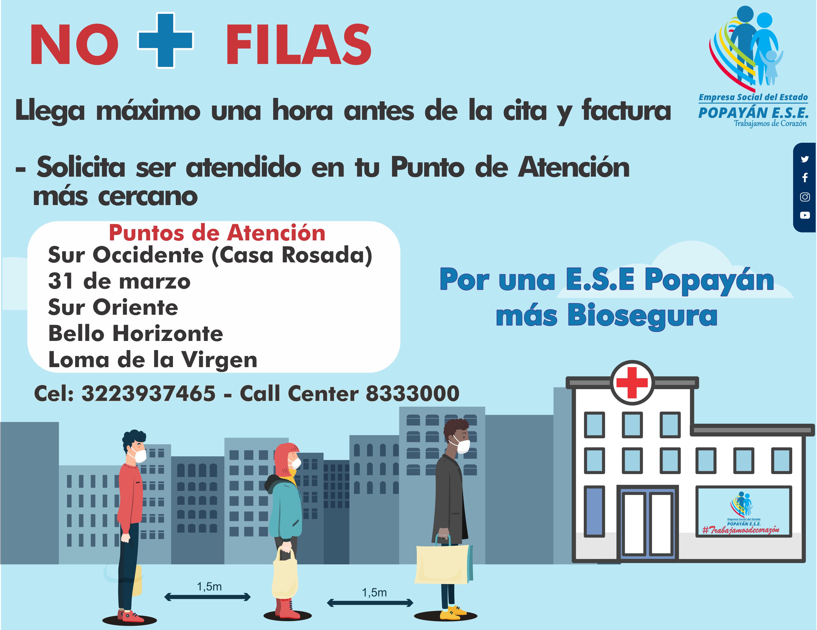 no más filas