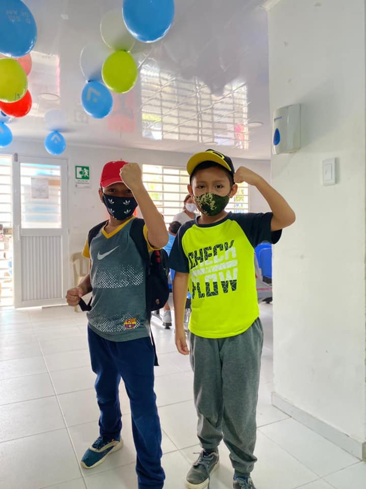Niños vacunados