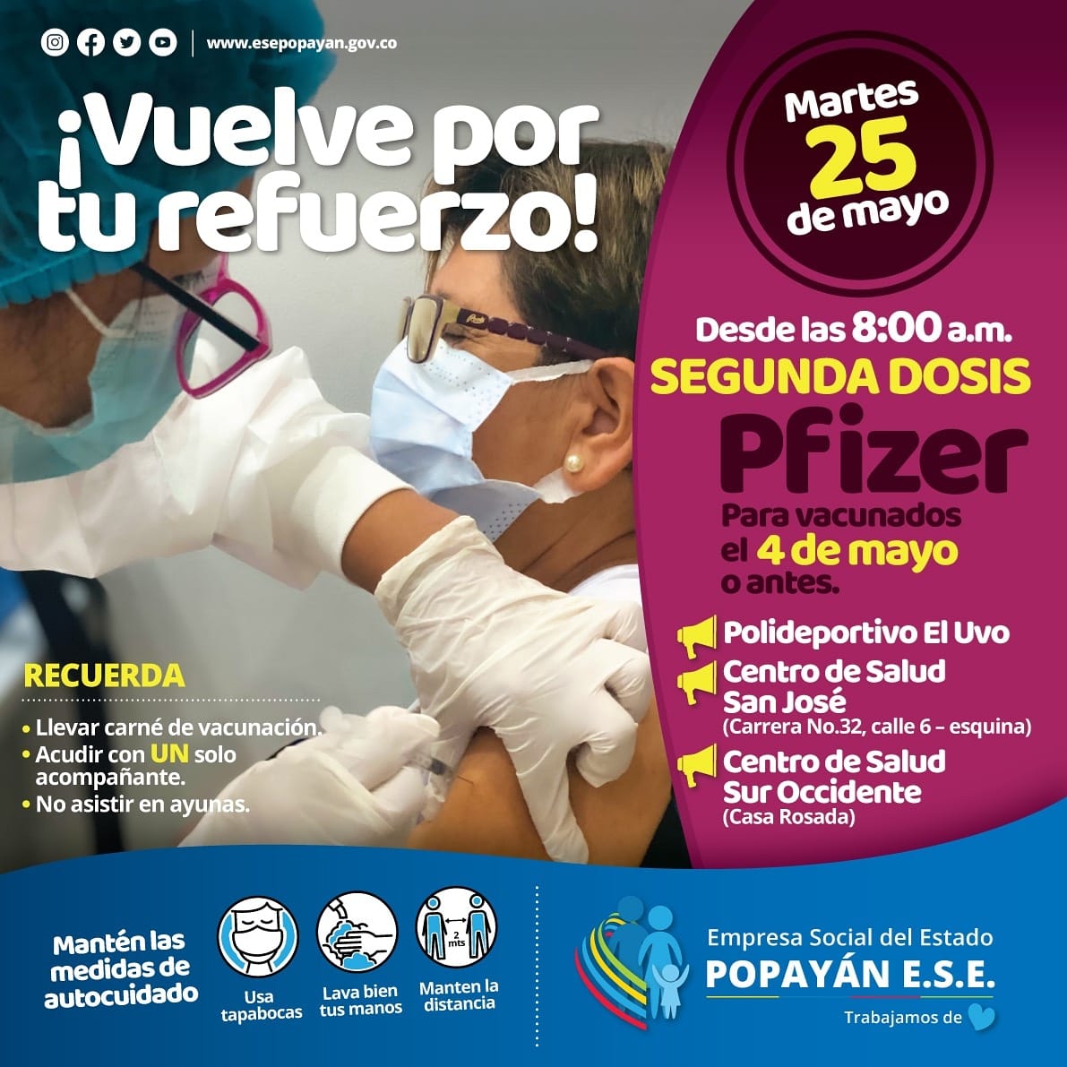 Martes 25 de mayo