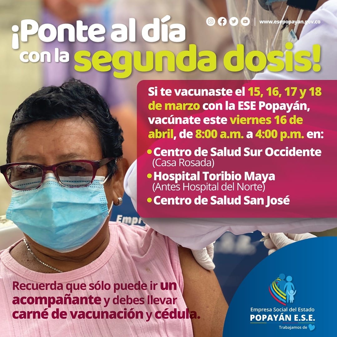 Segunda dosis