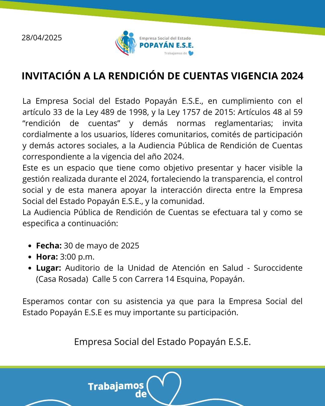 Comunicado